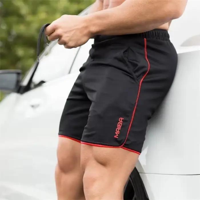 Shorts de sport d'été hommes Fitness pantalons de survêtement musculation pantalons courts hommes gy
