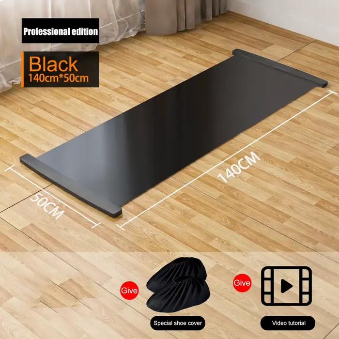 Tapis de glisse pour yoga 1,4/1,8/2 m, tapis de fitness pour le sport, le Pilates, l'entraînement au