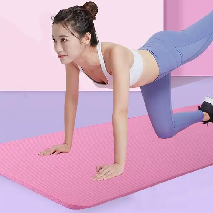 Tapis de yoga écologique 183*61CM, tapis de fitness NBR, tapis de yoga Pilates, tapis de yoga extra 