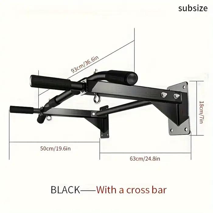 Barre de traction murale pour salle de sport à domicile avec structure triangulaire stable, équipeme
