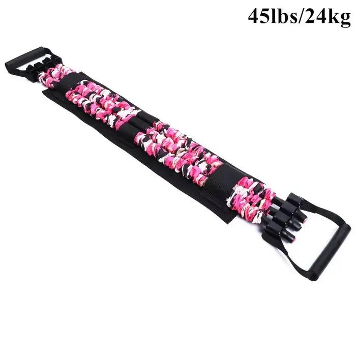 Ensemble de bandes de presse de banc réglables, barre de Fitness, bande de résistance Push Up, exerc