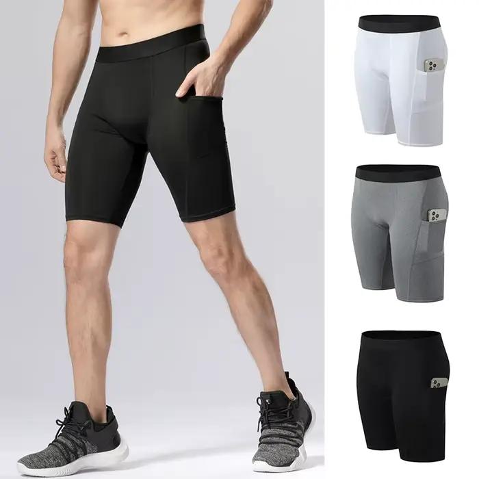 Short de Crossfit d'été pour hommes, Compression, course à pied, short de sport, séchage rapide, Fit