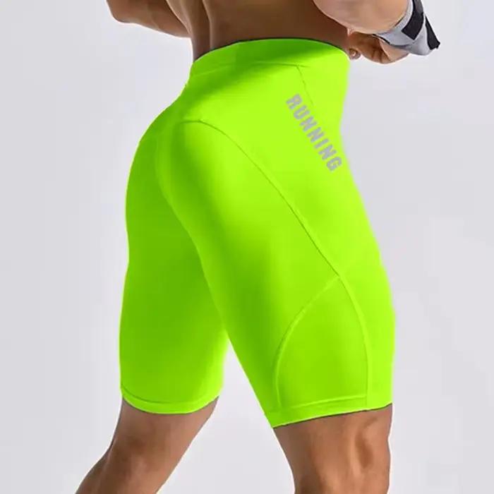 Hommes musculation Shorts Fitness entraînement entrejambe culotte de gymnastique mâle Muscle vivant 