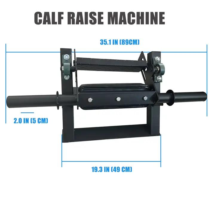 Machine de levage de mollet réglable, étirement du mollet, entraînement de force, convient à 2 plaqu