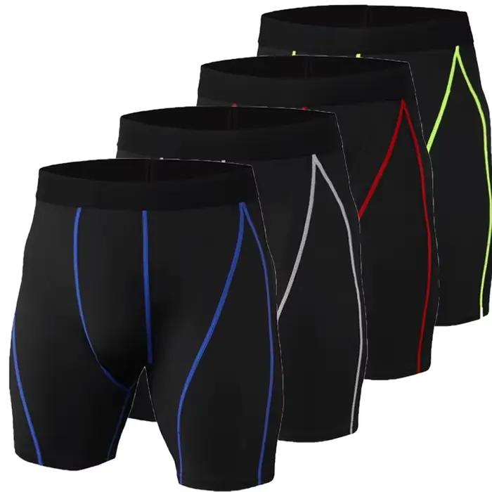 Short de Compression pour hommes, collants slim d'été, séchage rapide, Short de Sport d'entraînement