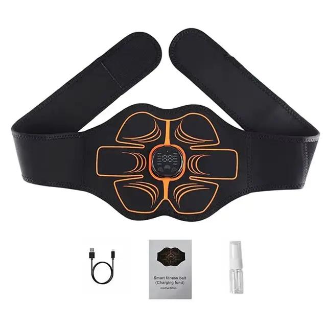 Stimulateur musculaire abdominal électrique EMS, ceinture d'entraînement, gymnastique à domicile, Fi