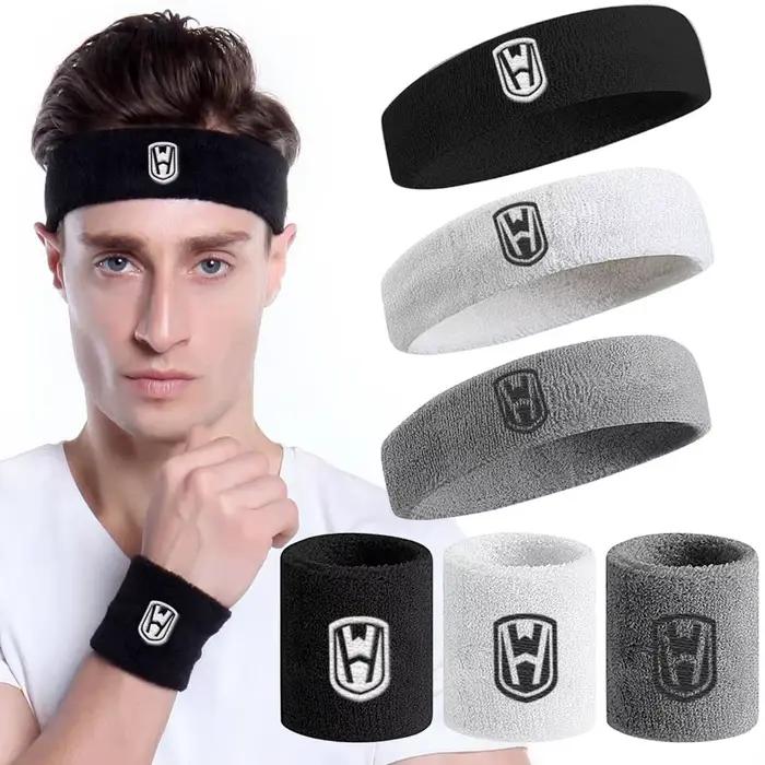 WOSWEIR-coton athlétique bandeau élastique bandeaux femmes hommes basket-ball sport gymnase Fitness 