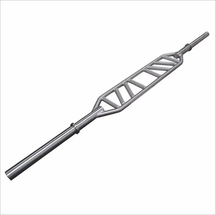 Barre de curl commerciale, entraînement de force d'haltérophilie, haltère moleté multi-grip
