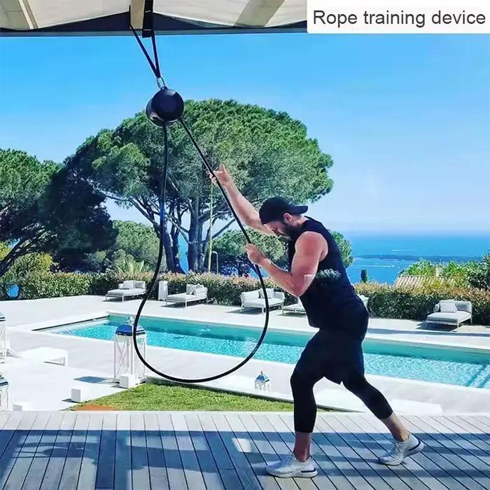 Appareil d'entraînement multifonctionnel à corde sans fin pour la maison – Machine de fitness et de 