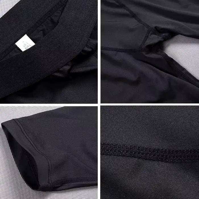 Pantalon de sport de compression à séchage rapide pour hommes, collants de fitness, leggings de cour