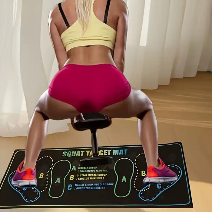 Tapis d'entraînement pour squats, en nylon résistant à l'usure pour la salle de sport à domicile, ca