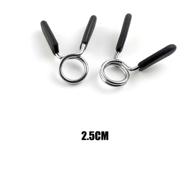Barre d'haltères de Fitness avec pinces, poids réglable de 25mm, poignée d'haltère filetée Standard,