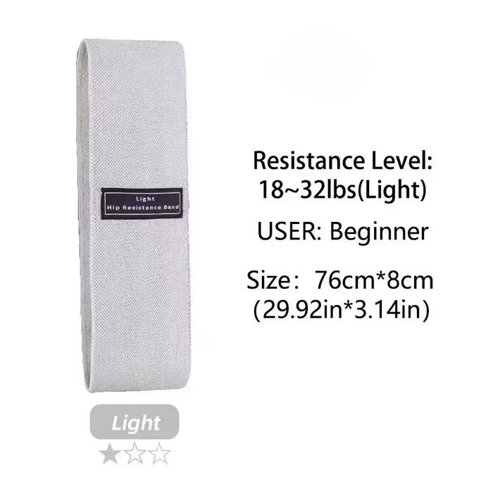 Bandes d'entraînement élastiques pour fessiers et cuisses, bandes de résistance en tissu pour butin 