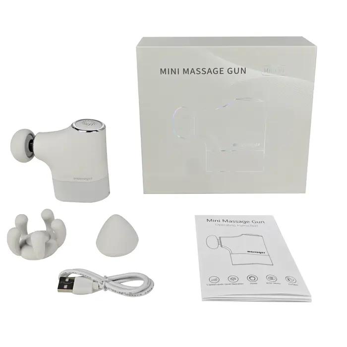Mini pistolet de massage portable, appareil de relaxation musculaire profonde, masseur à percussion 
