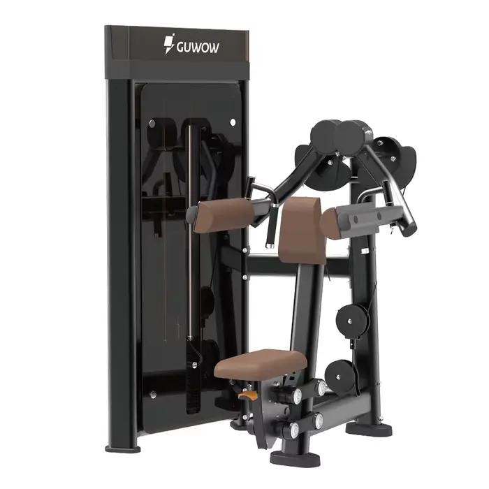 Machine de musculation pour les épaules, exercices assis en levée latérale - Équipement de gym robus