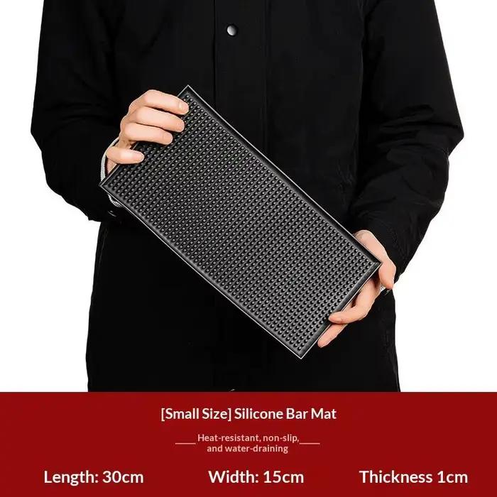 ▩ Tapis de drainage antidérapant pour verres à vin, tapis en caoutchouc PVC, tapis carré, isolation 