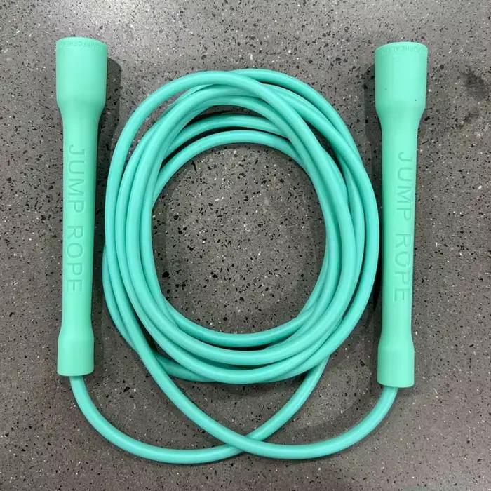 Corde à sauter en PVC de 6 mm et 3 m, optimisée pour la gym, avec longueur réglable pour l'endurance