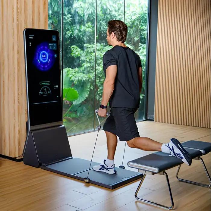 Kit de salle de sport à domicile avec miroirs de fitness à résistance pour l'entraînement à domicile