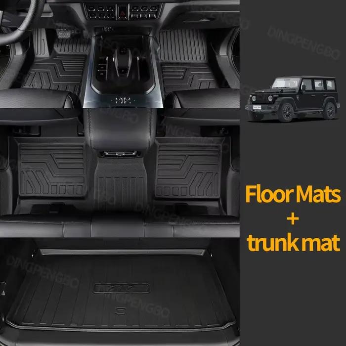 Pour BAIC MOTOR 212 T01 2023-2025 tapis de sol entièrement fermé décoration intérieure de voiture pékin 212 accessoires tapis de sol de voiture TPE