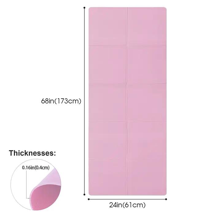 Tapis De Yoga EVA De 4 MM D'Épaisseur Couverture