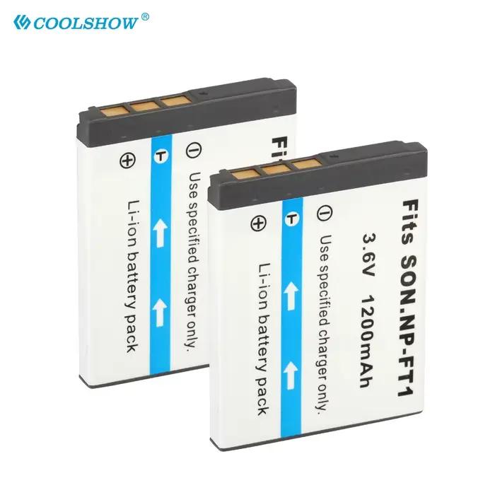 Batterie NP-FT1 NP FT1 NPFT1 pour SONY DSC-M1 DSC-M2 DSC-T10 DSC-L1 DSC-T1 DSC-T3 DSC-T5 DSC-T10 DSC-L1, chargeur de caméra