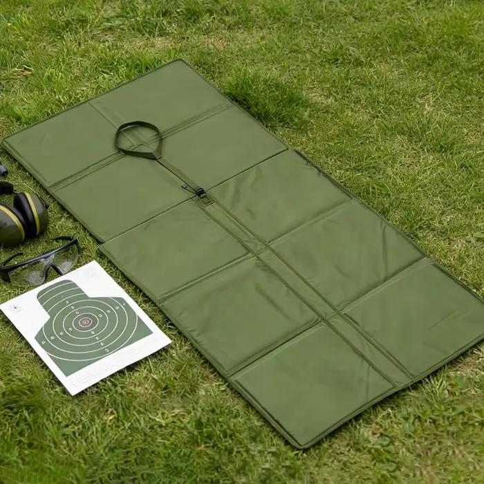 Tapis de tir extra larges et durables, conçus pour les positions couchées, rembourrés pour plus de confort, idéaux pour la chasse sur le stand de tir.