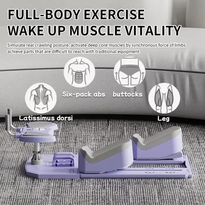 Appareil de fitness multifonction pliable pour la maison : machine à grimper cardio pour entraînement complet du corps et amincissement