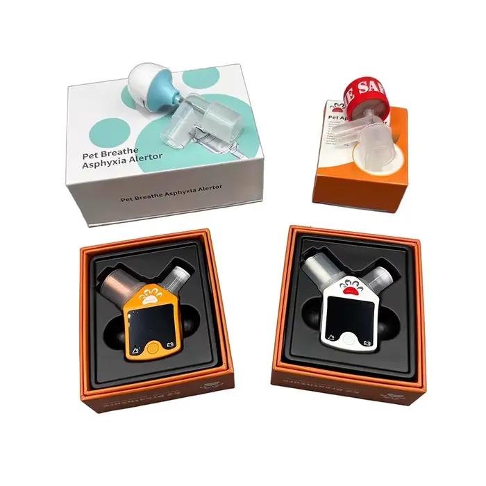 Alarme d'apnée, moniteur respiratoire pour anesthésie, pour alarme d'étouffement des animaux de compagnie, avec écran d'affichage, rechargeable, alerte d'asphyxie respiratoire pour animaux de compagni