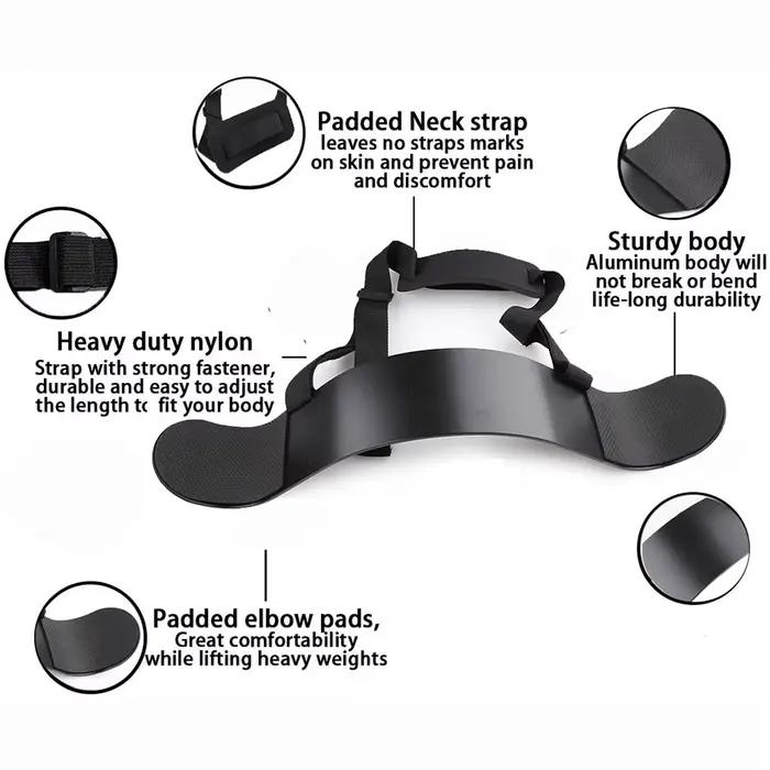 Appareil de musculation réglable en aluminium pour curls biceps et triceps, équipement de gym pour l'entraînement des bras et des muscles