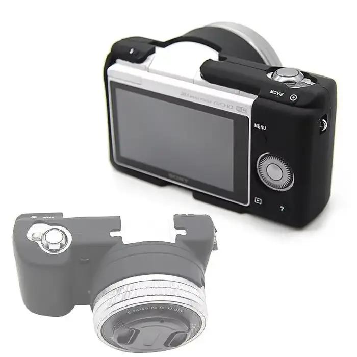 Sac pour appareil photo pour Sony A6000 A6100 A6300 A6400 A6500 A6600, housse en caoutchouc souple et Silicone, accessoires de protection, corps de la peau