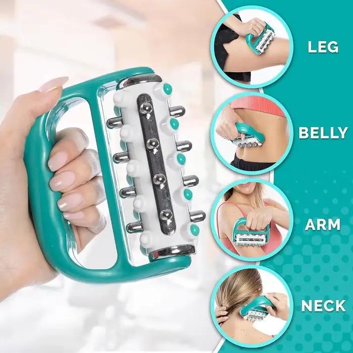 Rouleau de massage manuel anti-cellulite pour le drainage lymphatique et la récupération musculaire polyvalent et portable pour le corps occasions spéciales et soins personnels