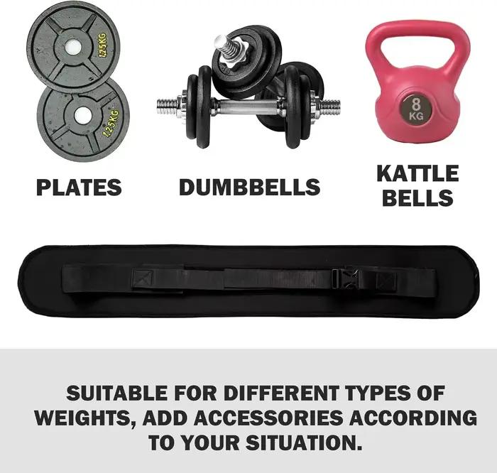 Ceinture d'exercice unisexe pour haltères