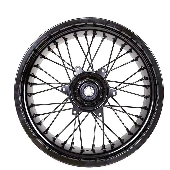 Super ebike Stark Varg 17 pouces Supermoto roues-tout neuf tout noir vélo de saleté électrique