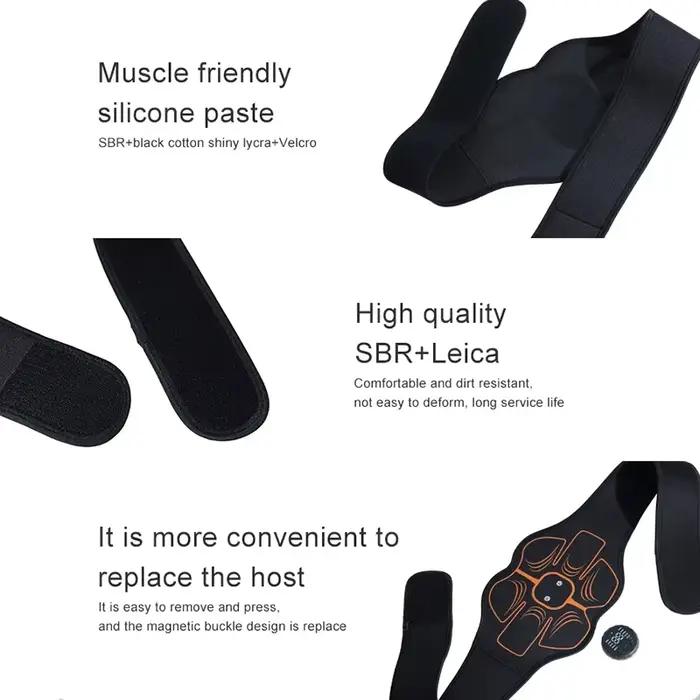 EMS Abdominal Muscle Stimulator pour une Silhouette Parfaite Utilisation à Domicile Fitness Amincissement Ventre Forme Santé Bien-être Occasions Spéciales