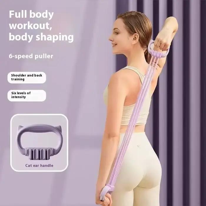 Bandes d'exercice élastiques avec Tension réglable pour l'entraînement des épaules et du dos ouverts