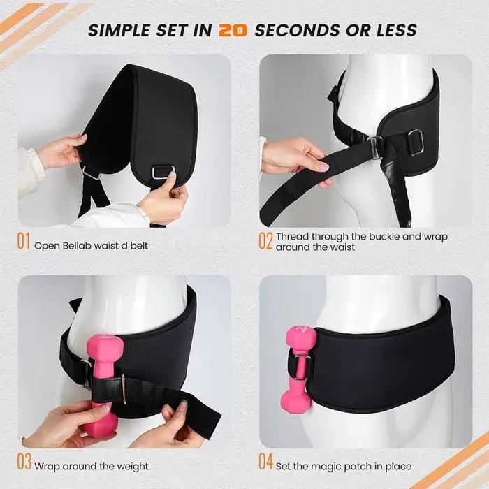 1 Ceinture d'entraînement pour fessiers