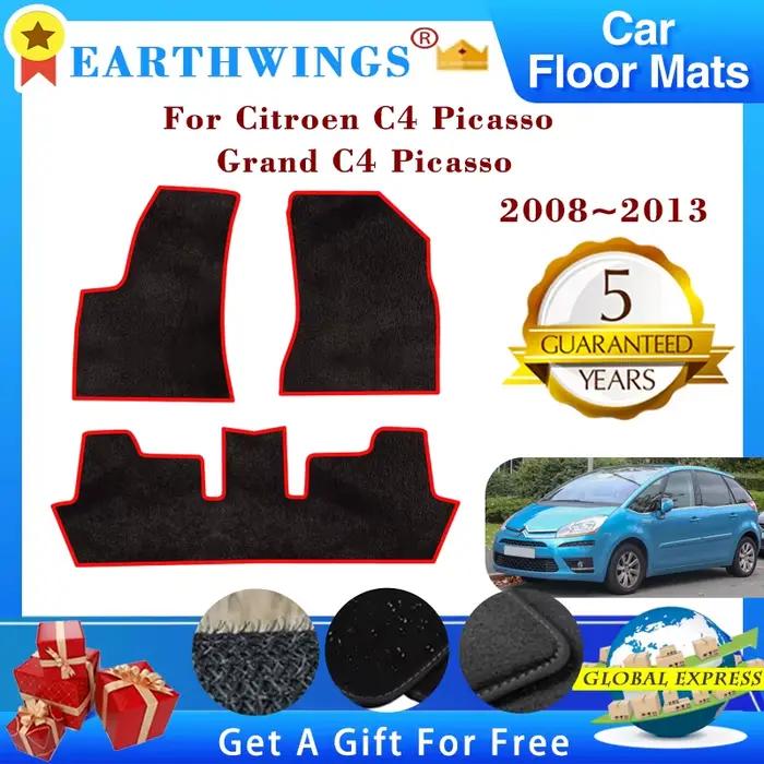 Tapis de sol de voiture, pour citroën C4 Picasso Grand C4 5 places 2008 ~ 2013 2010, panneau, accessoires automobiles