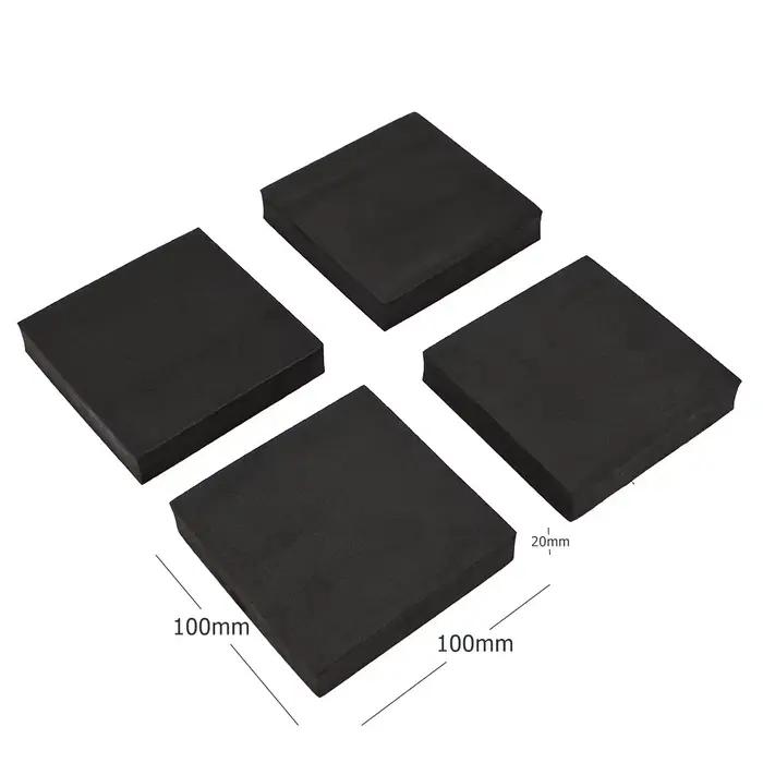 Tapis de pieds antidérapant, Anti-Vibration, résistant aux chocs, Machine à laver, meubles de réfrigérateur, support antidérapant, 4 pièces