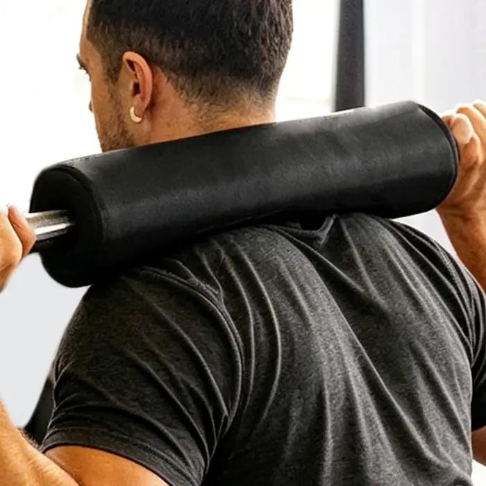 Coussin antidérapant pour barre de musculation