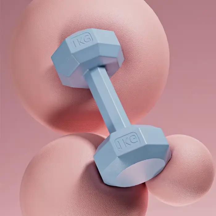 Haltères de fitness à domicile pour femmes