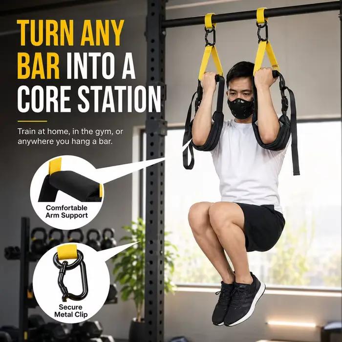 Sangles Abdominales Suspendues pour Barre de Traction