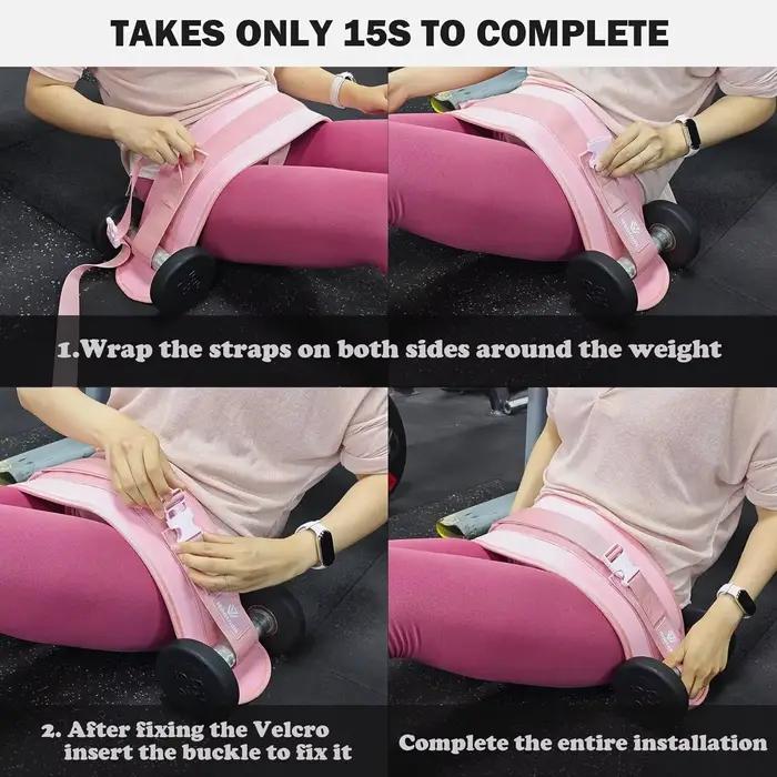 Ceinture d'exercice unisexe pour haltères
