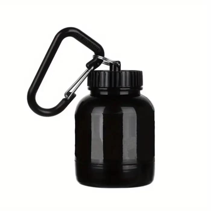 Pot de poudre de protéines avec mousqueton