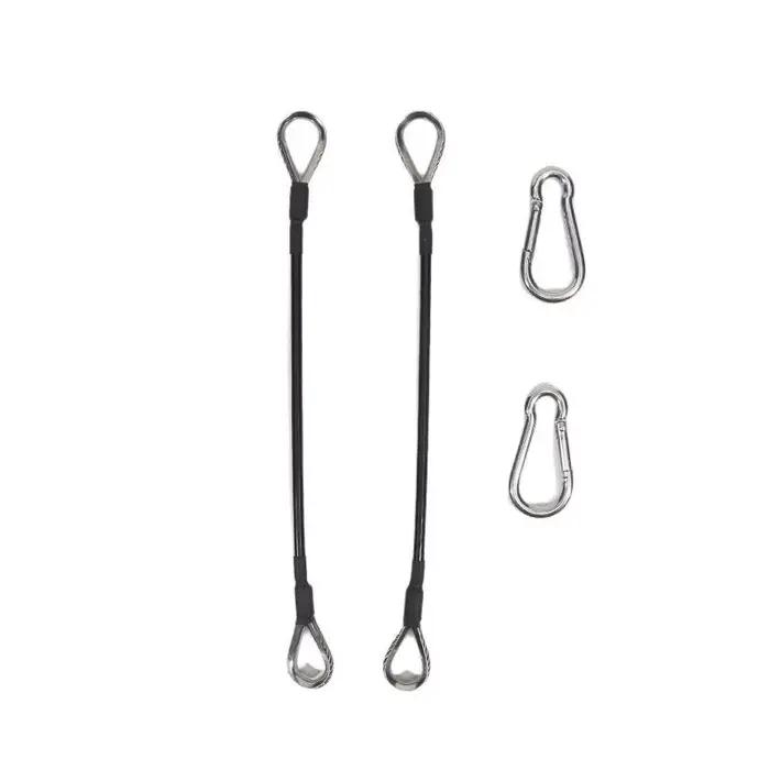1/2 pièces, rallonge de câble de 25 cm compatible avec les accessoires de salle de sport Bowflex pour les machines de traction latérale/triceps et d'extension des jambes