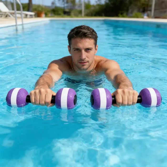 Haltères aquatiques en EVA