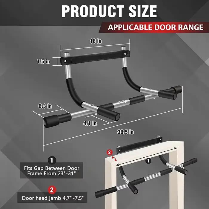 Barre de traction améliorée pour porte