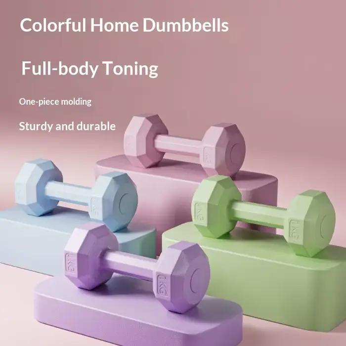 Haltères de fitness à domicile pour femmes