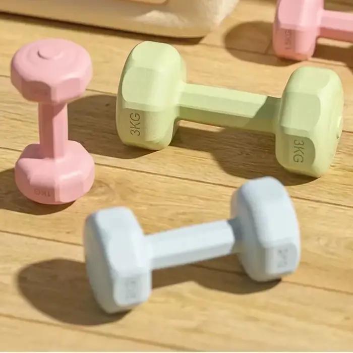Nouveau 1kg haltère femmes Fitness équipement à domicile Kettlebell enfants école primaire hommes bras Muscle Yoga petit