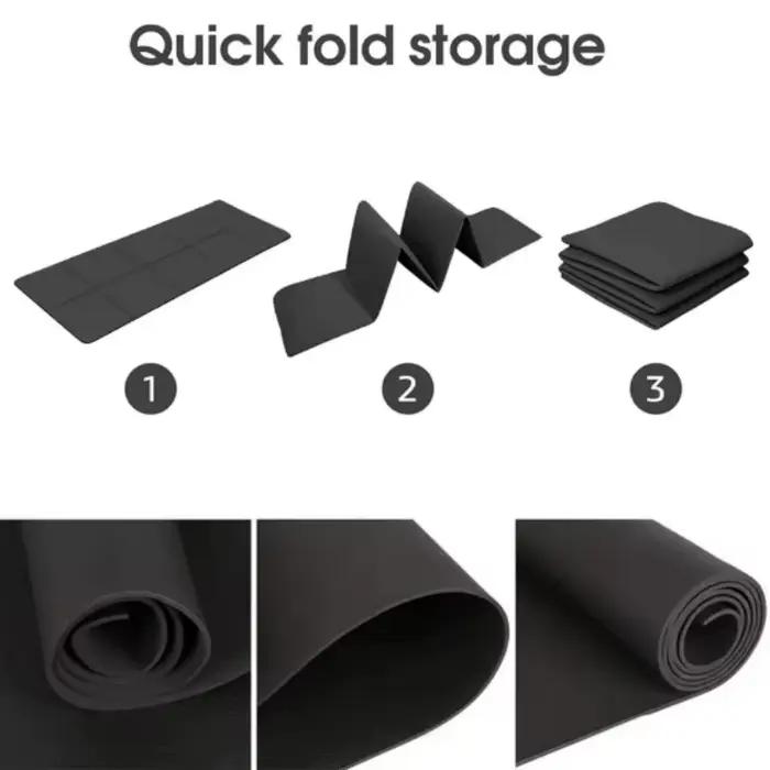 Tapis de Yoga antidérapant sport Fitness EVA confort mousse 4MM d'épaisseur