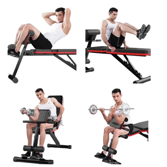 Banc d'haltères pliable et pliable